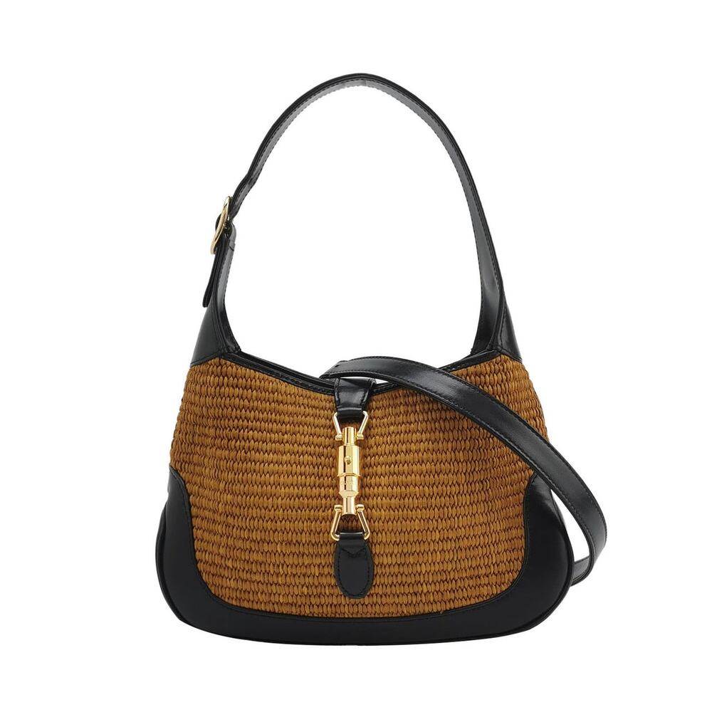 Gucci Raffia Jackie with piston lock NWT - Picture 5 of 6